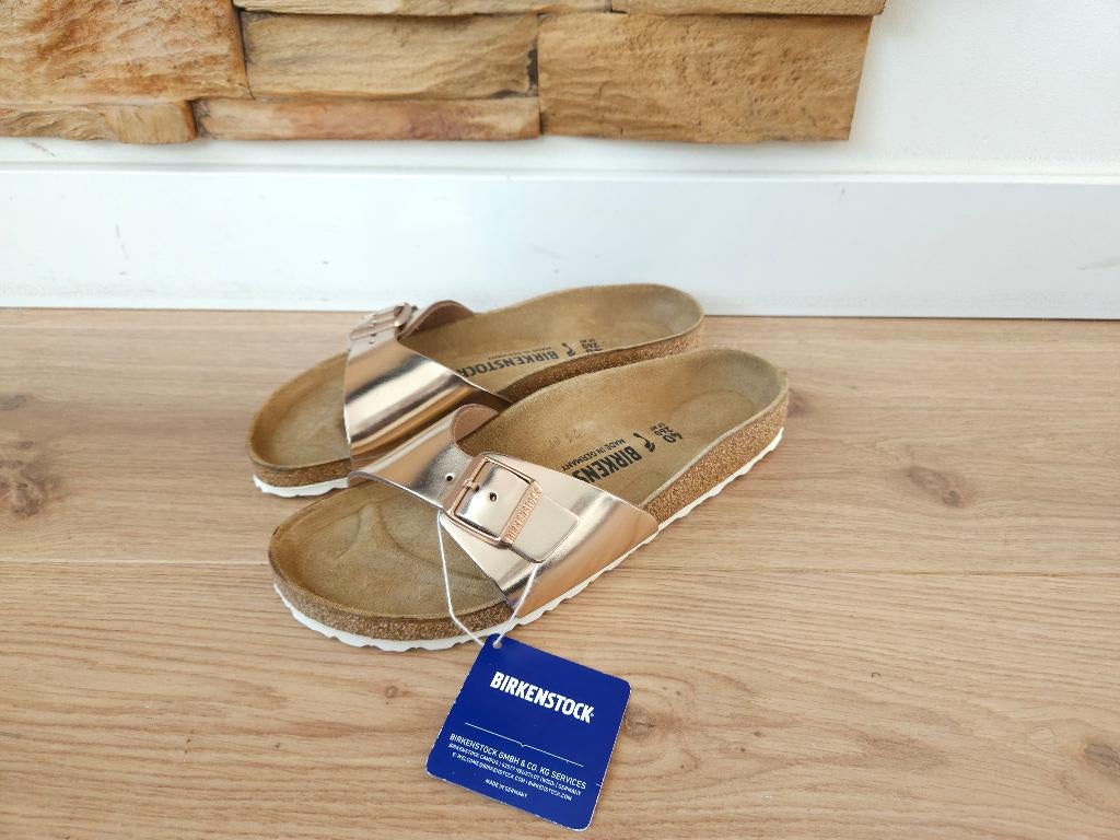 Birkenstock Madrid slippers sandalen NIEUW! maat 40 roze!!!, Kleding | Dames, Slippers, Nieuw, Ophalen of Verzenden, Roze