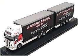 Scania Topline Drawbar A. Pettifor & Son Ltd - 1:76 76DBU002, Ophalen of Verzenden, Nieuw, Bus of Vrachtwagen