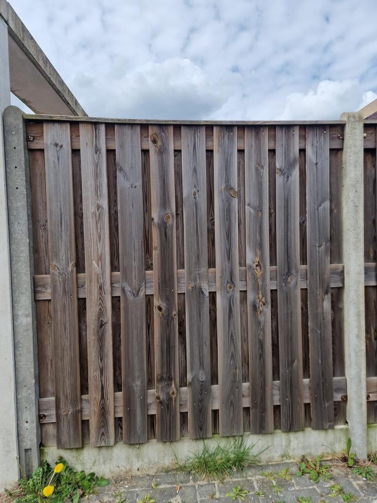 3 stuks schuting, Tuin en Terras, Schuttingen, Ophalen, Hout, Minder dan 3 meter