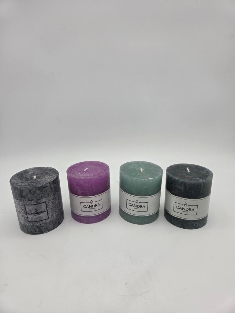 Partij Candras Kaarsen - Diverse Kleuren, Huis en Inrichting, Woonaccessoires | Kandelaars en Kaarsen, Overige materialen, Groen
