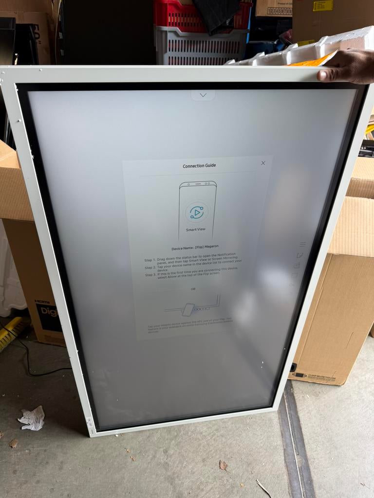Samsung flip 55inch digiboard, Ophalen of Verzenden, Zo goed als nieuw