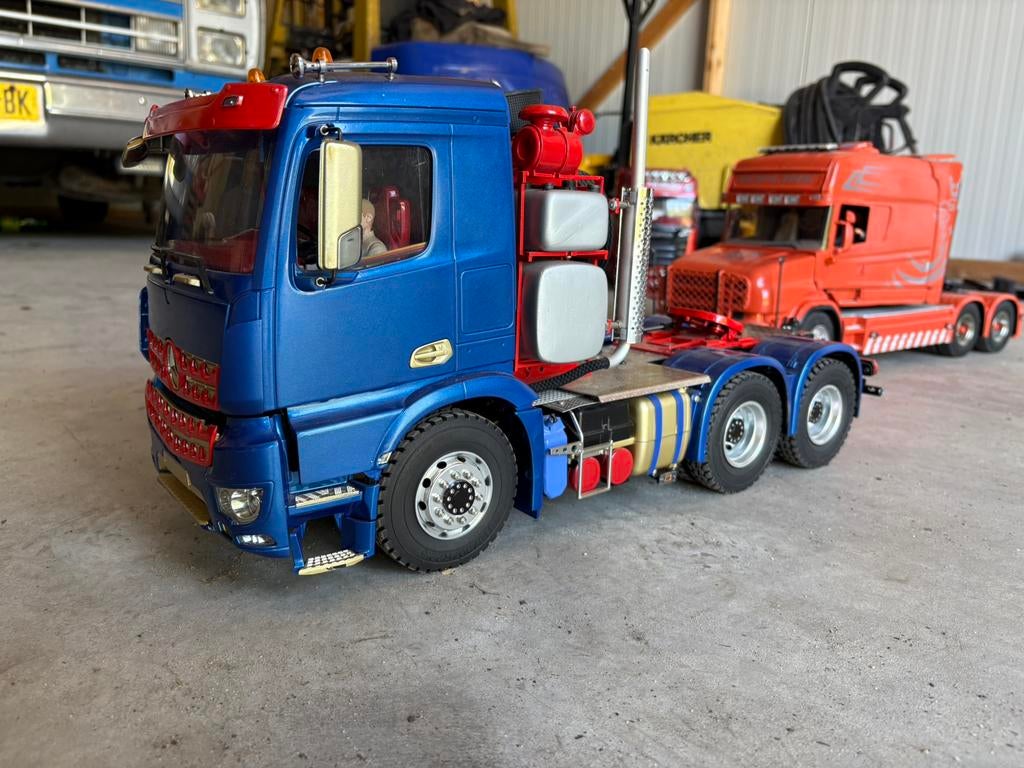 Rc zwaar transport truck. 1/14, Elektro, Schaal 1:14, Nieuw, Ophalen of Verzenden
