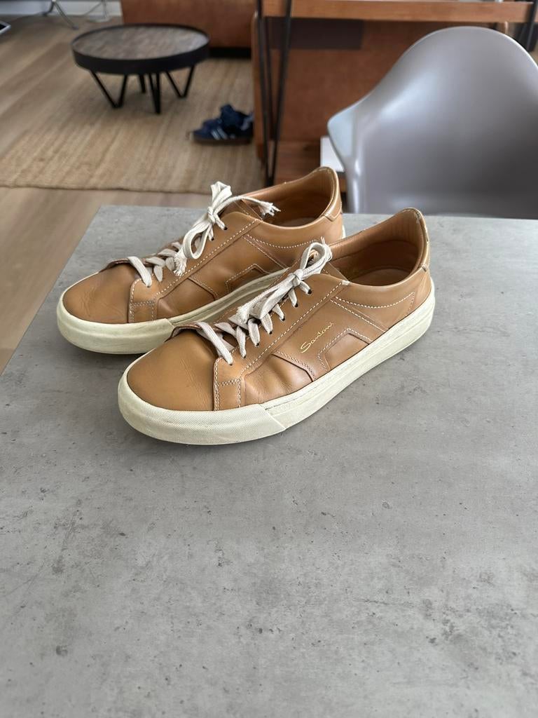 Santoni DBS sneakers lichtbruin (maat UK 8,5), Kleding | Heren, Schoenen, Bruin, Ophalen of Verzenden, Sneakers of Gympen, Santoni