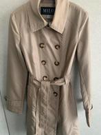 Trenchcoat van Milo. Maat 38. Zand/ecru kleur., Ophalen of Verzenden, Zo goed als nieuw, Maat 38/40 (M), Beige