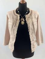 Nieuw: Liu Jo Jeans jasje roze-beige; geschikt voor mt 36/38, Liu Jo, Beige, Nieuw, Ophalen of Verzenden
