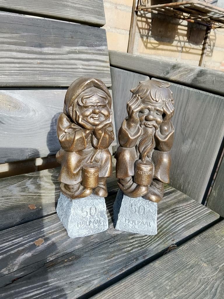 Abraham & Sara beeldjes - 50 jaar jubileum cadeau, Ophalen of Verzenden