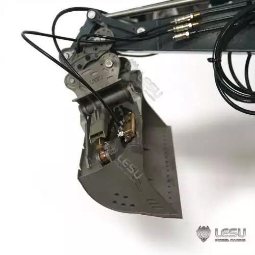 Hydraulische kantelbak 1/14 voor de Lesu RC Caterpillar 374F, Ophalen of Verzenden, Nieuw, Schaal 1:14, Onderdeel