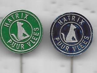 2 HONDEN MATRIX SPELDEN, Verzenden, Gebruikt, Dier of Natuur, Speldje of Pin