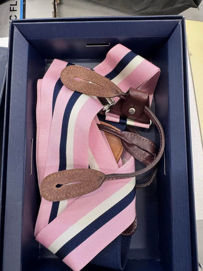 Breuer Bretels Roze Wit Blauw, Kleding | Heren, Ophalen of Verzenden, Zo goed als nieuw