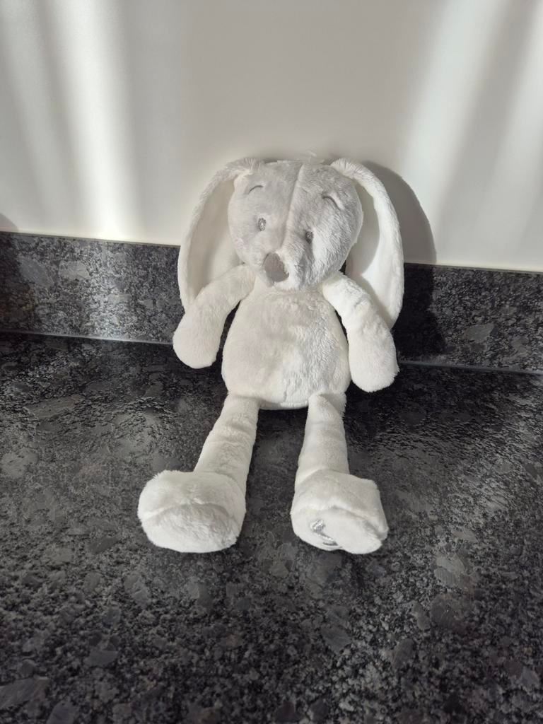 VIB Knuffel Konijn wit, Ophalen of Verzenden, Konijn