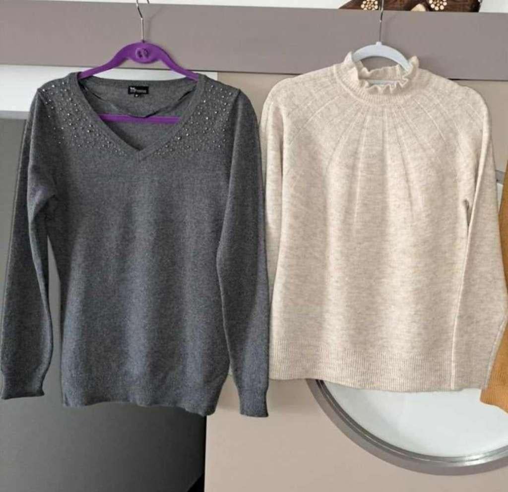 3x Zachte trui met wol en cashmere mt M/L, ook nog nieuw, Ophalen of Verzenden, Nieuw, Maat 38/40 (M), Grijs