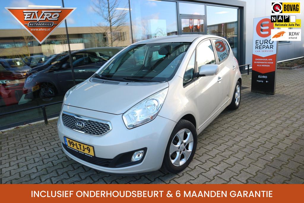 Kia Venga 1.6 CVVT X-ecutive CLIMA CRUISE PDC 1/2LEDER NAP R, Auto's, Euro 5, 1591 cc, 4 cilinders, Met garantie (alle)