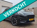Ford PUMA 1.0 EcoBoost Hybrid ST-Line Automaat-155Pk, Leder en Stof, Zwart, 155 pk, Hybride Elektrisch/Benzine