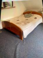 Grenen bed tweepersoons, Ophalen, Gebruikt, Tweepersoons, Grenen