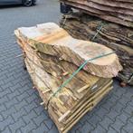 Grote partij overjarige boomstamplanken en bladen, Doe-het-zelf en Verbouw, Hout en Planken, Ophalen of Verzenden, Overige houtsoorten
