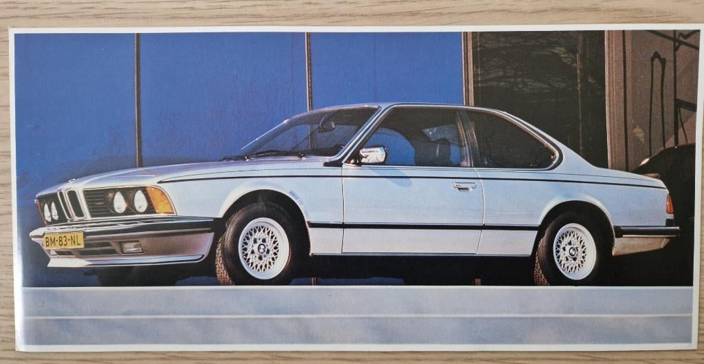 Folder BMW 6 serie (E24), Ophalen of Verzenden, Zo goed als nieuw, BMW
