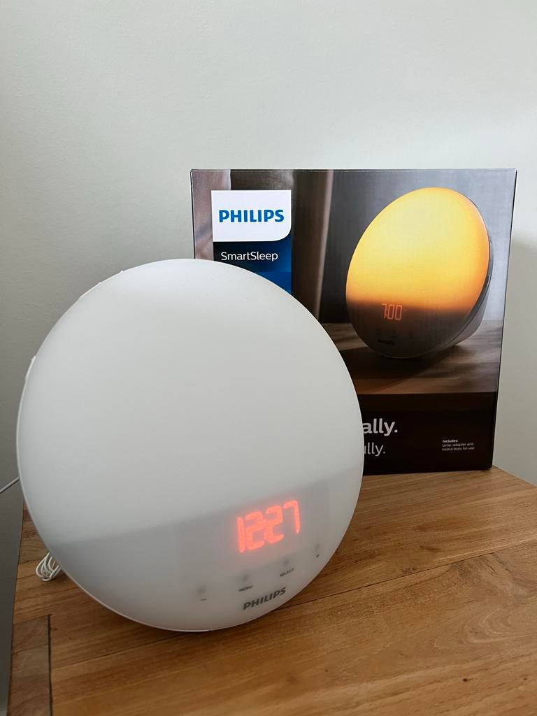 Philips Wake-up Light, Witgoed en Apparatuur, Wekkers, Ophalen of Verzenden, Zo goed als nieuw, Digitaal