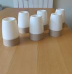 Tupperware Eierdopjes - 6 stuks, Ophalen, Gebruikt, Bruin, Overige typen