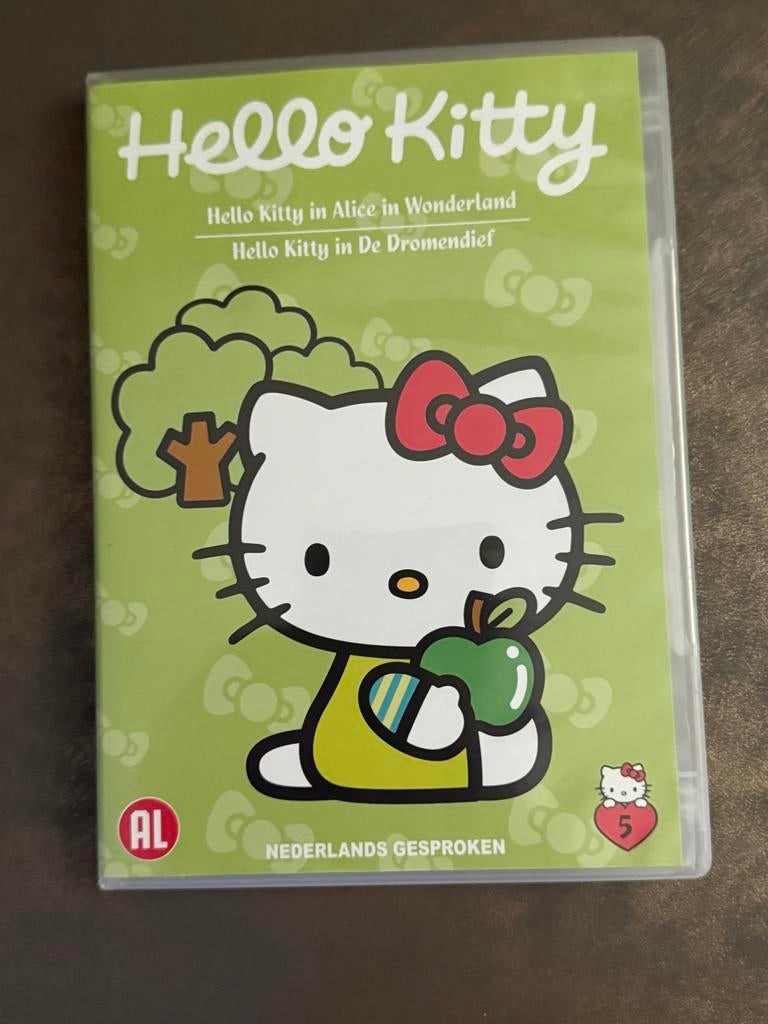 Hello Kitty DVD: Alice in Wonderland & De Dromendief, Avontuur, Gebruikt, Alle leeftijden, Ophalen of Verzenden