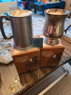 2x pewter tankard, Ophalen of Verzenden