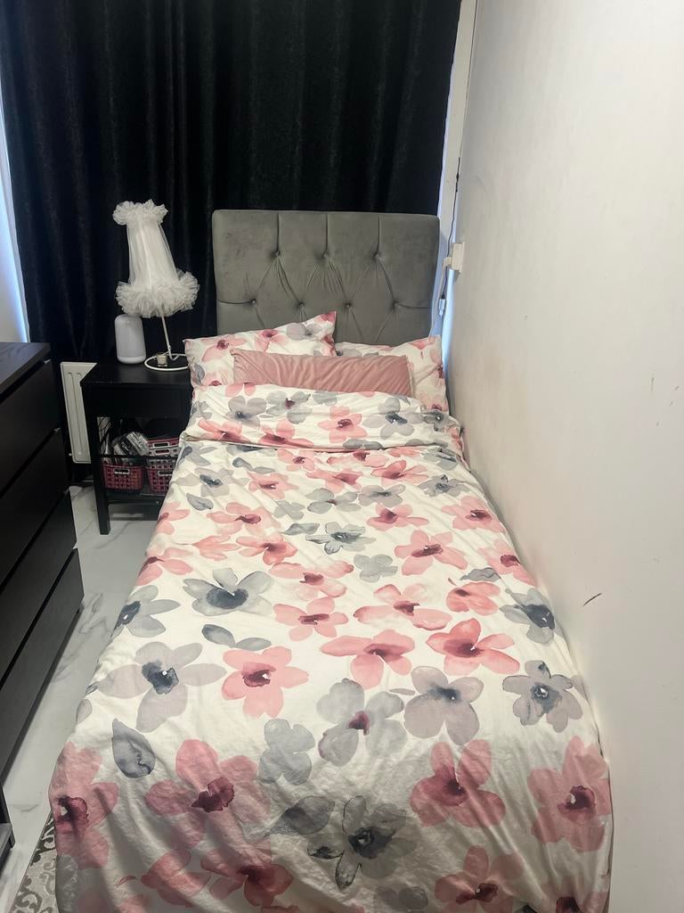 Eenpersoonsbed met opbergruimte 90x200, 90 cm, Eenpersoons, Ophalen of Verzenden, Zo goed als nieuw