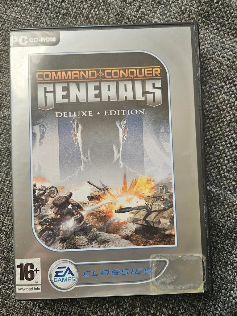 Command & Conquer Generals Deluxe Edition PC CD-ROM, Spelcomputers en Games, Games | Pc, 1 speler, Ophalen, Strategie en Constructie