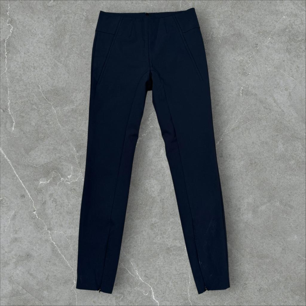 By Malene Birger Black Slim Ankle Trousers Size 36 S, Legging, Maat 36/38 (S), Zwart, Ophalen of Verzenden