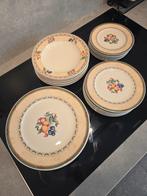 Blokker Servies 18-delig Oranje Fruitmotief, Gebruikt, Ophalen of Verzenden, Overige stijlen, Aardewerk