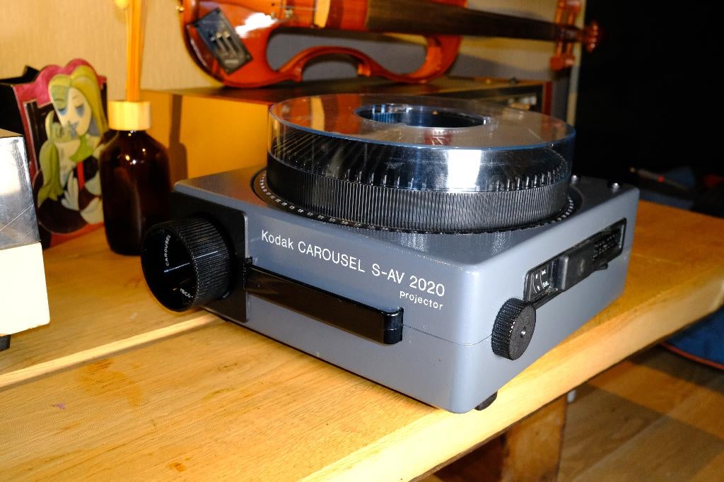 Kodak Carousel S-AV 2020, Ophalen, Gebruikt