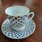 Lomonosov Imperial Porselein Kop en Schotel, Ophalen of Verzenden