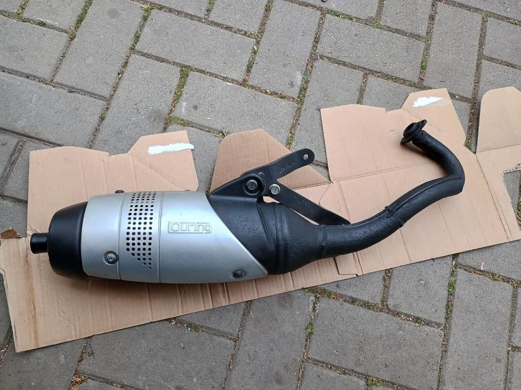 Leovince Touring Piaggio Vespa 2 takt Zip 50cc brom snor, Fietsen en Brommers, Ophalen of Verzenden, Uitlaat, Piaggio