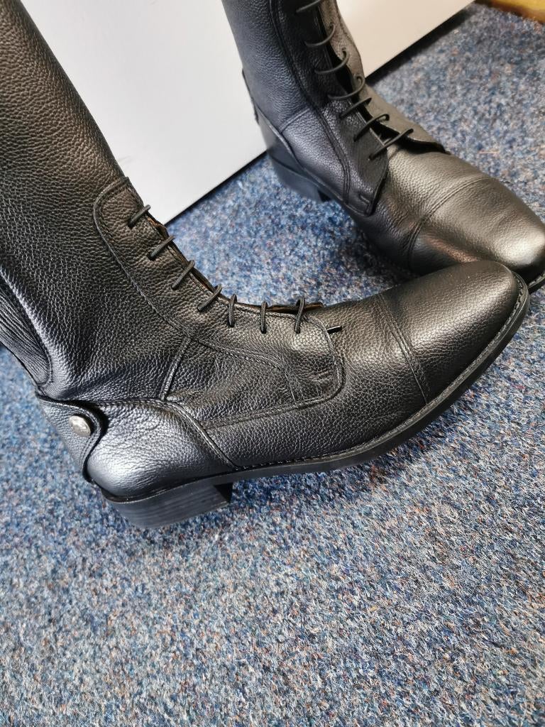 Hkm titanium style paardrijlaarzen maat 40 S zwart, Eu, Ophalen of Verzenden, Eu, Hkm