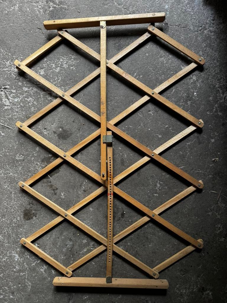 Harmonica traphekje hout, Ophalen, Gebruikt, Minder dan 5 flessen, Minder dan 50 cm