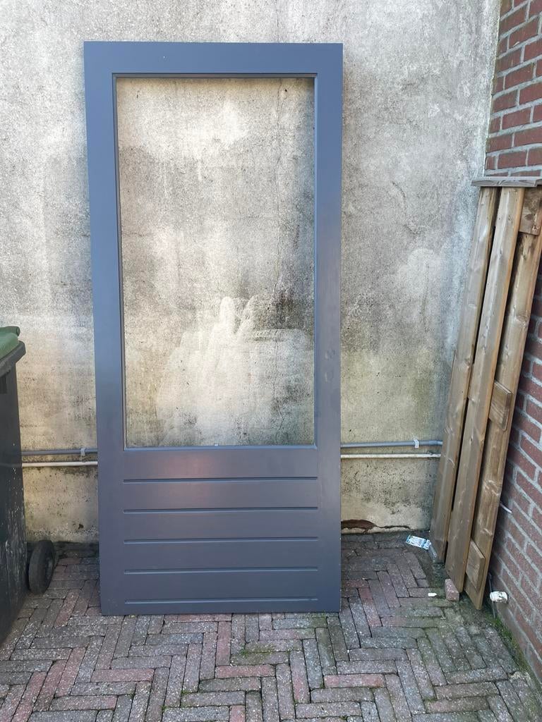 Deuren, Ophalen, 200 tot 215 cm, Glas, Buitendeur