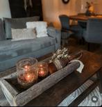 Stoere trog, Ophalen, Zo goed als nieuw, Rechthoekig, Hout