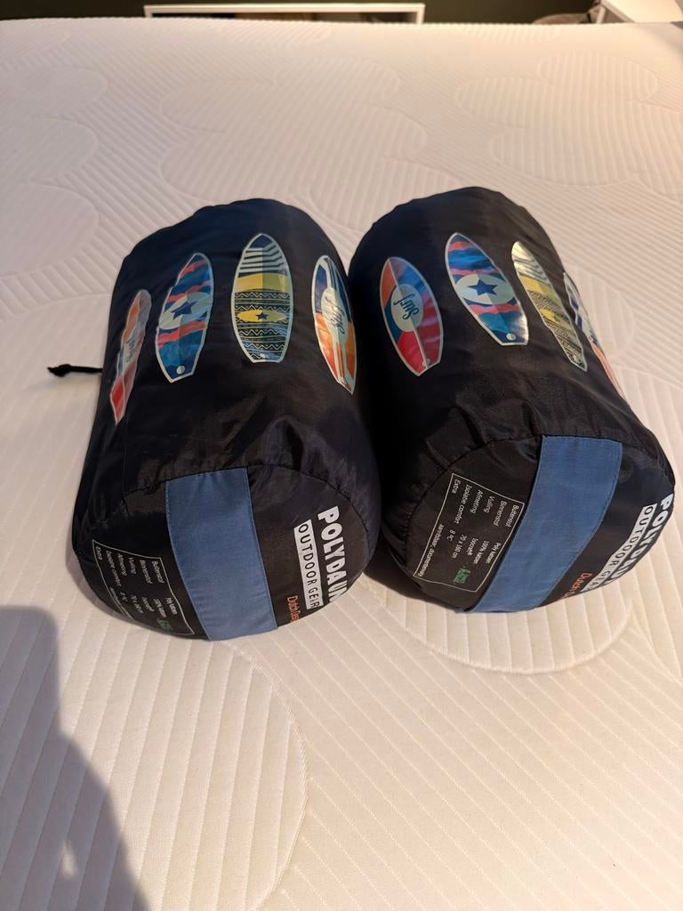 2 Polydaun Beach junior slaapzakken, Ophalen, Gebruikt