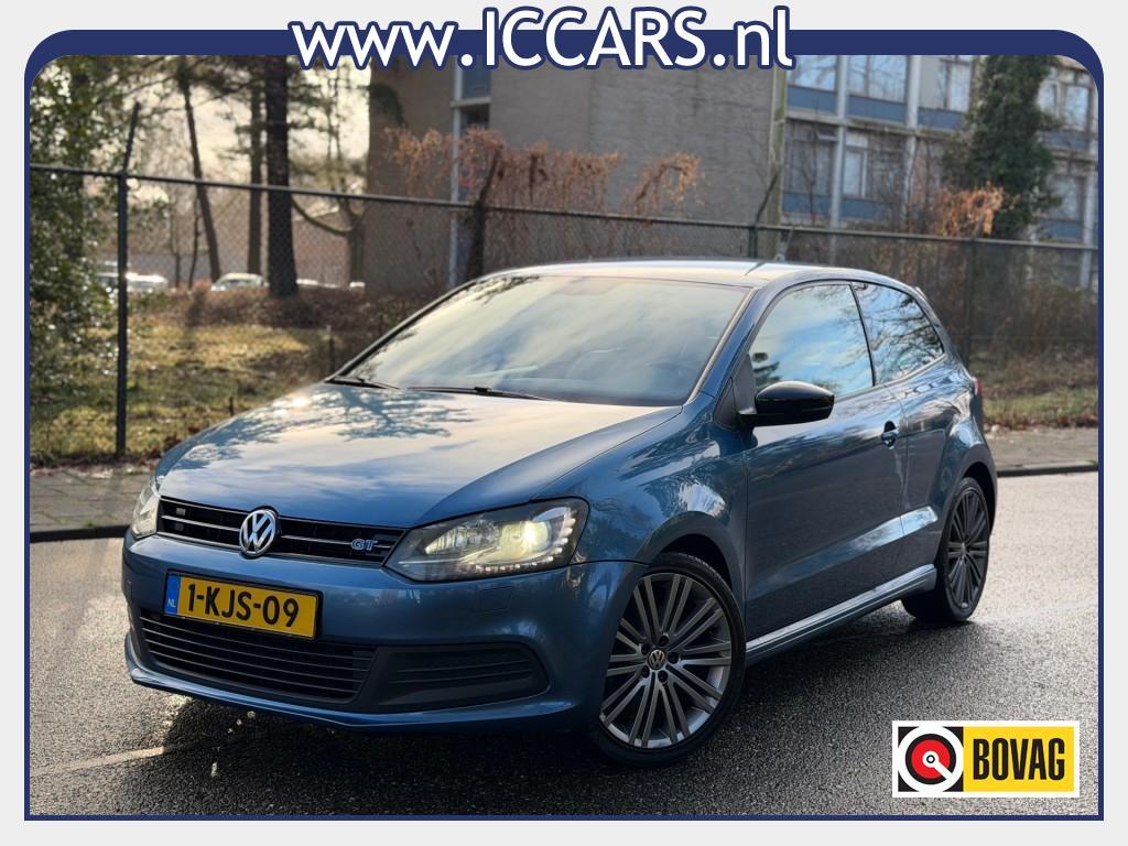 Volkswagen POLO 1.4 TSI BLUE. GT 140 PK, Auto's, Volkswagen, Voorwielaandrijving, Euro 5, 4 cilinders, Blauw