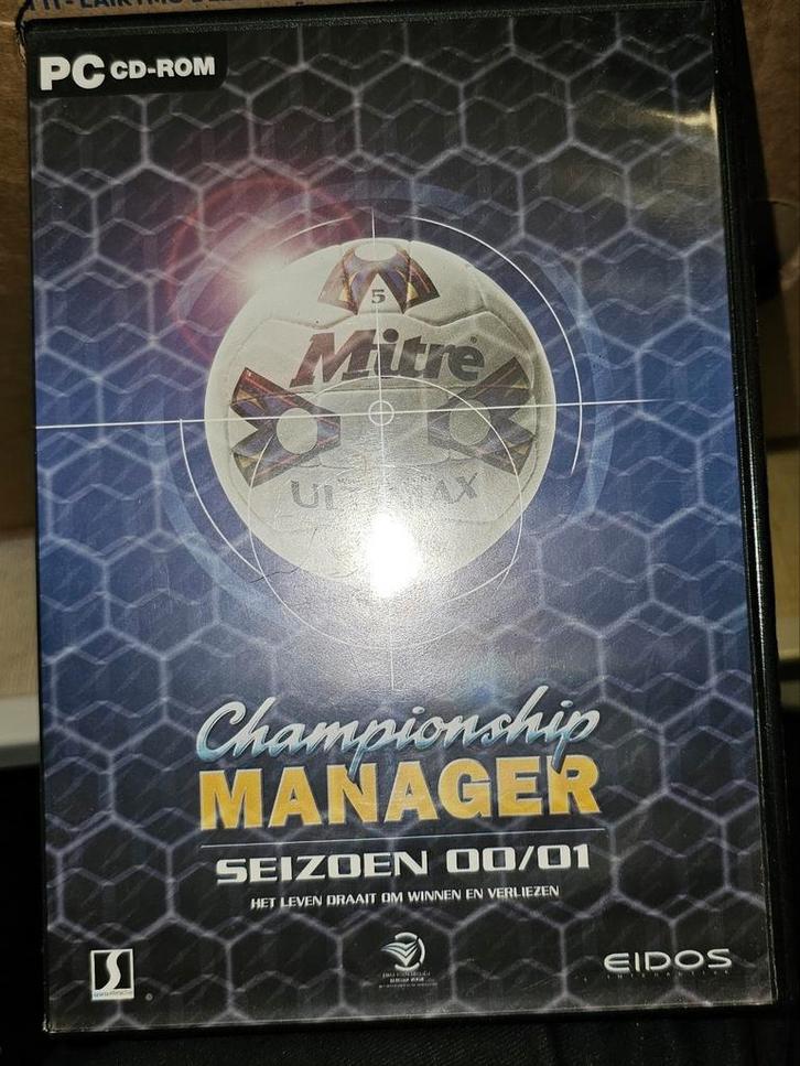 Championship Manager 00/01 - PC CD-ROM Voetbalmanager, Spelcomputers en Games, Games | Pc, Gebruikt, Sport, 1 speler, Vanaf 3 jaar