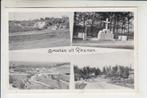 Rhenen, Groeten uit - Vierluik, Verzamelen, Ansichtkaarten | Nederland, Ophalen of Verzenden, 1940 tot 1960, Gelopen, Utrecht
