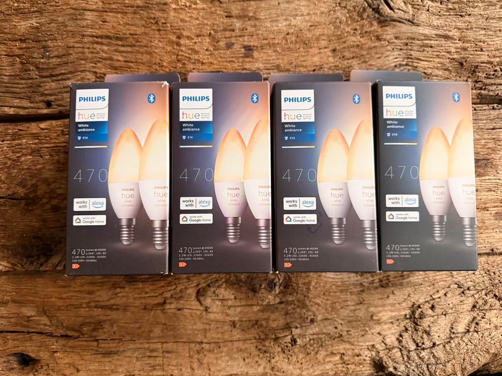 NIEUW! Hue e14 white ambiance! Zie advertentie!, Led-lamp, Minder dan 30 watt, Soft of Flame, E14 (klein)