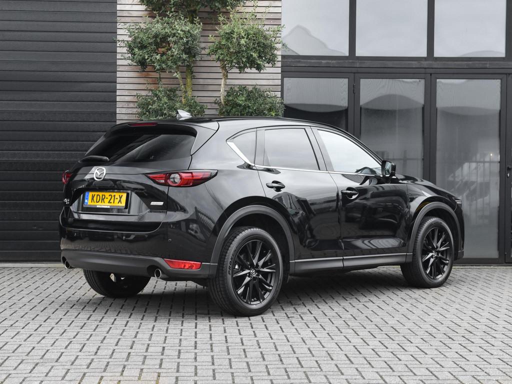 Mazda CX-5 2.5 SkyActiv-G 192 GT-M 4WD Leer Bose Camera adap, Automaat, Gebruikt, 2000 kg, Zwart