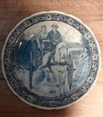 Delfts blauw -  Romantisch tafereel, Antiek en Kunst, Ophalen