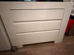 Witte commode met 3 lades voor kinderkamer, Kinderen en Baby's, Kinderkamer | Commodes en Kasten, Ophalen, Gebruikt, 50 tot 70 cm