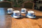 Vintage Churchill tassen en schotels - Blauw Willow Design, Ophalen of Verzenden
