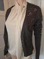 Claudia Strater Sträter vestje bruin zijde angora 38, Kleding | Dames, Ophalen of Verzenden, Zo goed als nieuw, Maat 38/40 (M)
