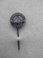 Emaille Lloyd Kundendienst Schule speld, Ophalen of Verzenden, Gebruikt, Transport