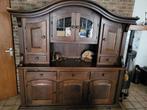 Antiek Eiken Dressoir / Buffetkast met Glas-in-lood, Antiek en Kunst, Antiek | Meubels | Kasten, Ophalen
