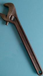 Antieke XL Bahco made in Sweden no 84 - patent 40417 - 38 cm, Antiek en Kunst, Ophalen of Verzenden