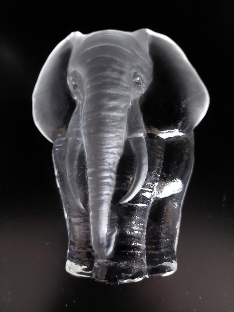 Vintage Kristallen Olifant Mats Jonasson, Antiek en Kunst, Ophalen of Verzenden