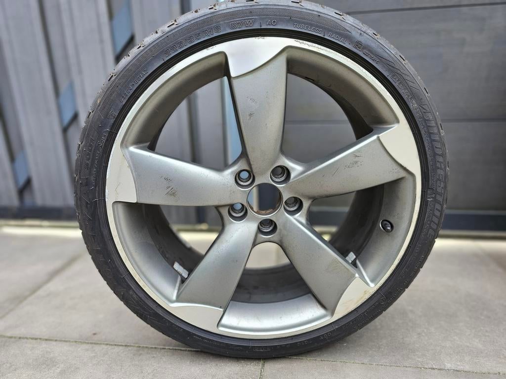 1 Originele 18 inch Audi rotor velg, Ophalen, 18 inch, Gebruikt, Banden en Velgen